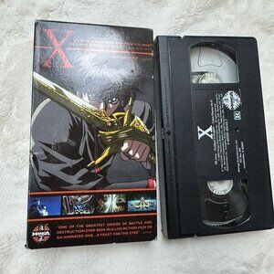 X The Movie VHS Japanese Anime Animation Manga Video English Dubbed 2000 Vintage